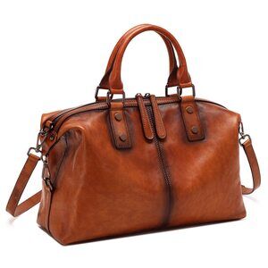 9818 Leather Handbags vintage purses Top Handle Satchel and tote Crossbody